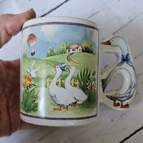 Vintage Farm Ducks Made in Japan Coffee Tea Mug - Picture 4 of 8